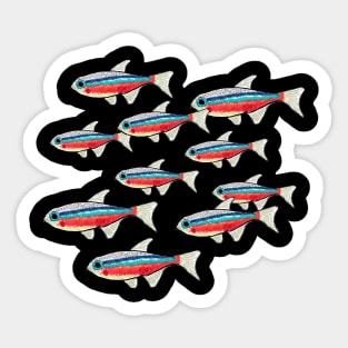 Neon Tetra Sticker